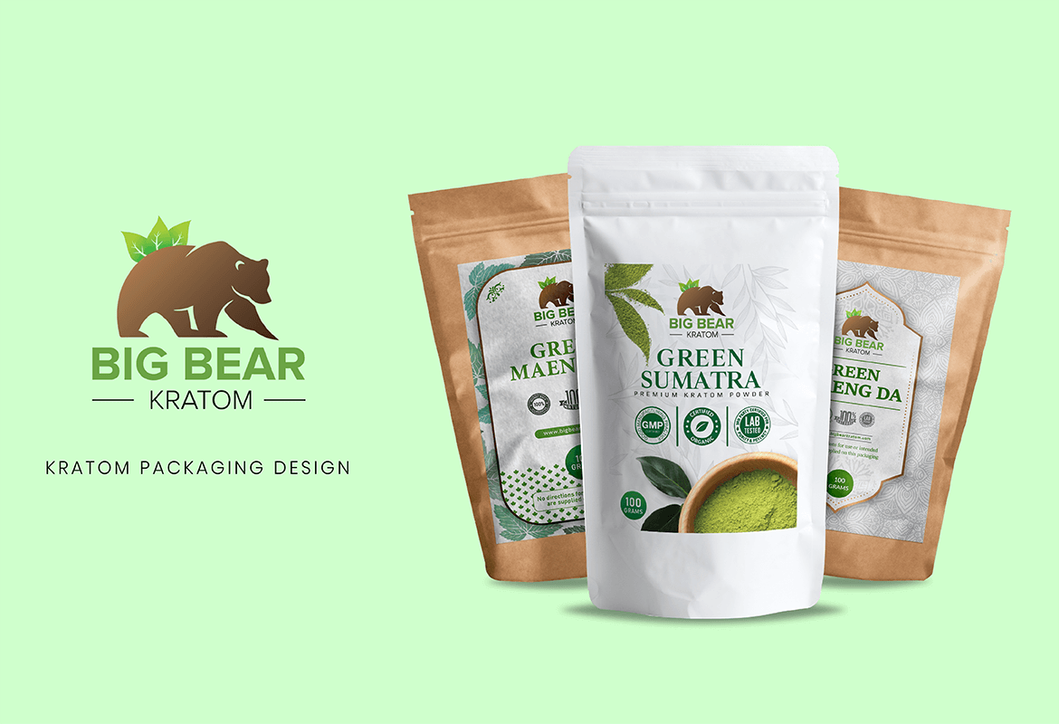 Big Bear Kratom – Packaging