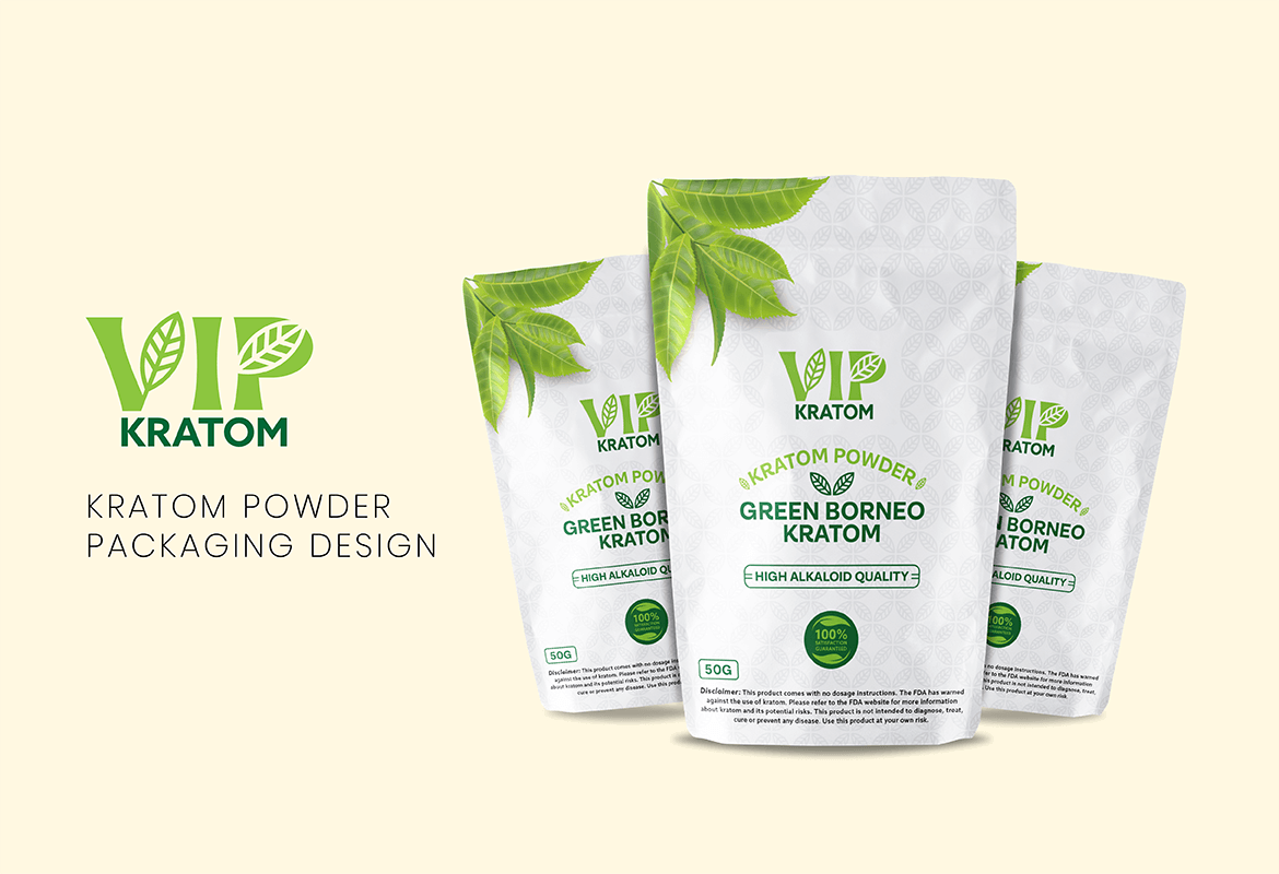 Vip Kratom – Packaging